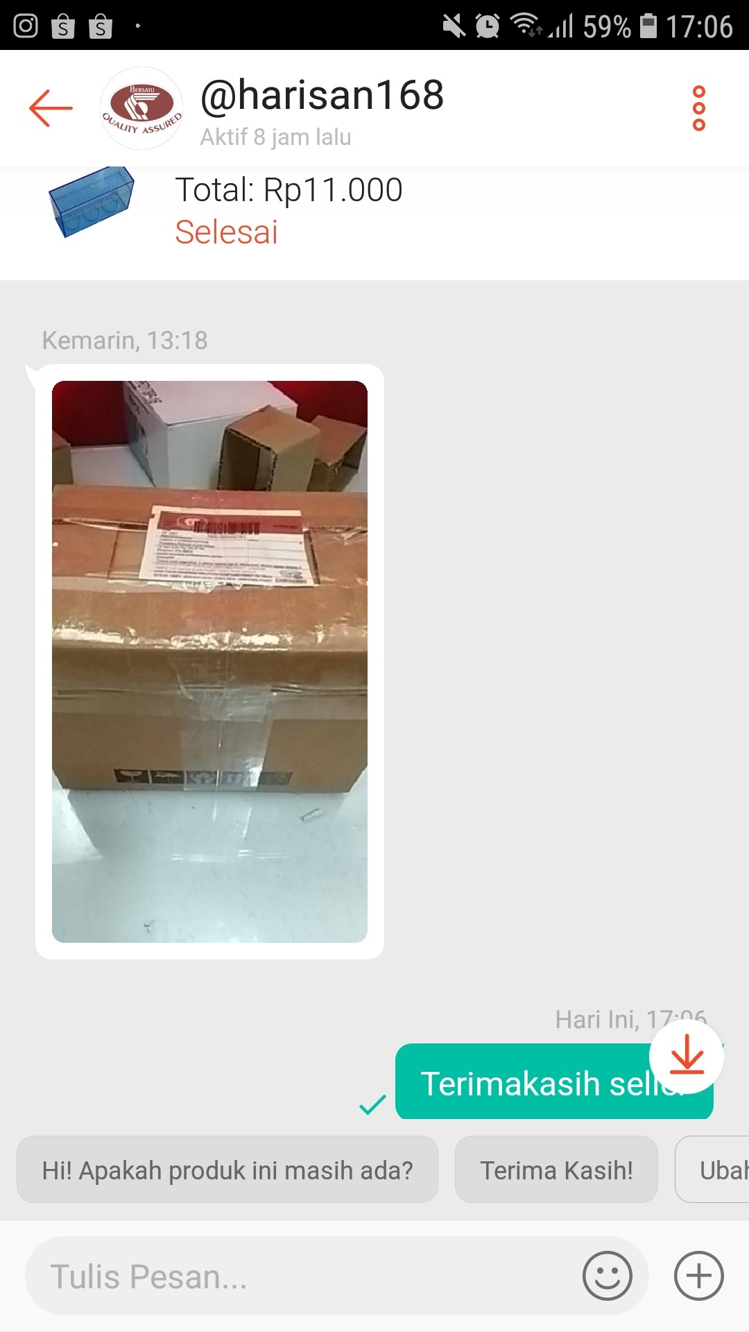 Kotak Asesoris Pernak Pernik ∭ Suvenir Ultah Mika Box Plastik Tebal Transparan Akrilik Biru / Ungu ♘
