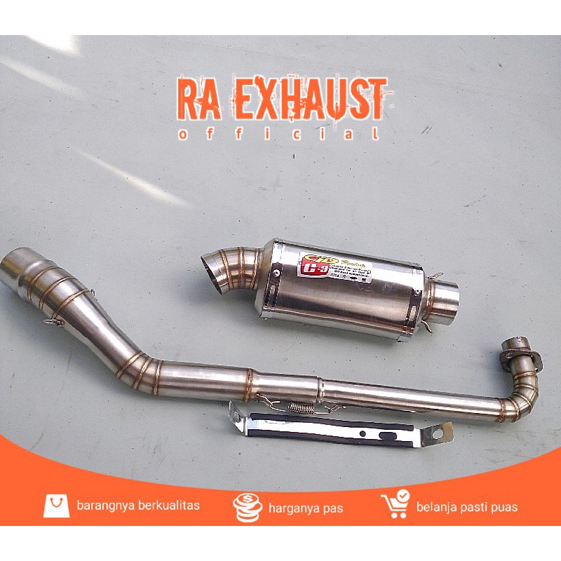 Knalpot Oval CLD C3 / Knalpot Jupiter z / Jupiter z1 / Jupiter Mx / Mx King / Jupiter z racing