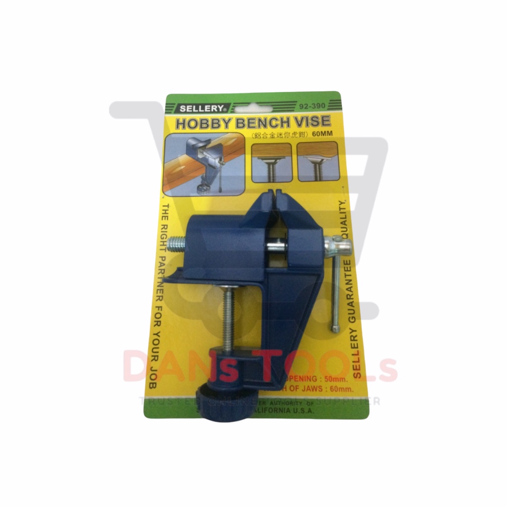 catok meja/catok mini/Hoby Bench vise 60mm sellery 92-390