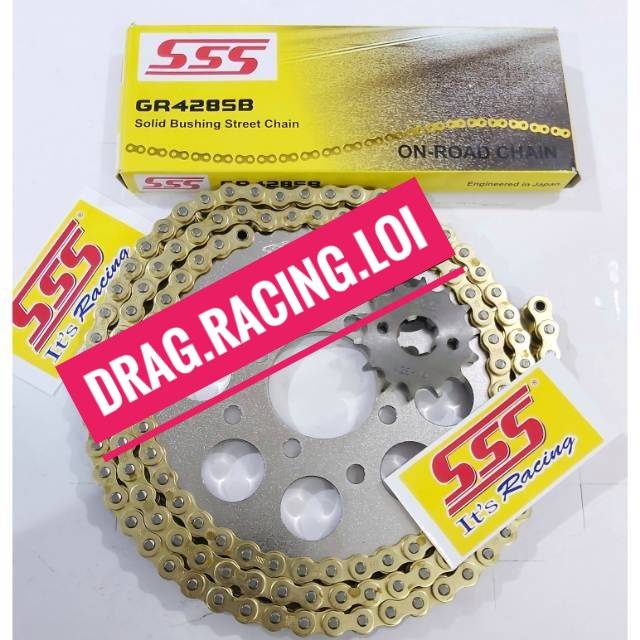 Gear set sss 428 supra 125. Karisma. Blade. Revo