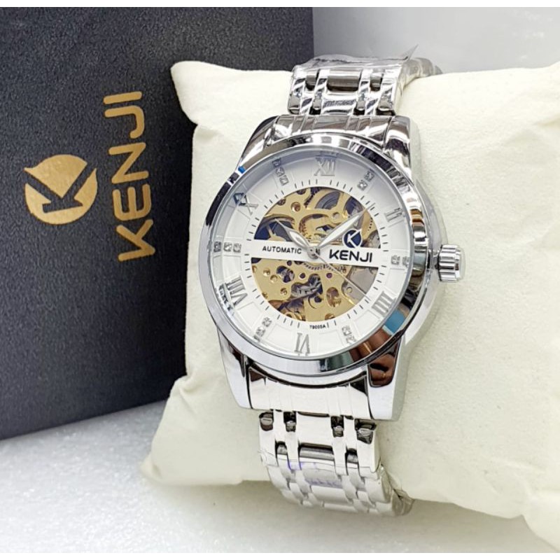 Jam Tangan Pria Kenji Original K-605R Automatic Mesin