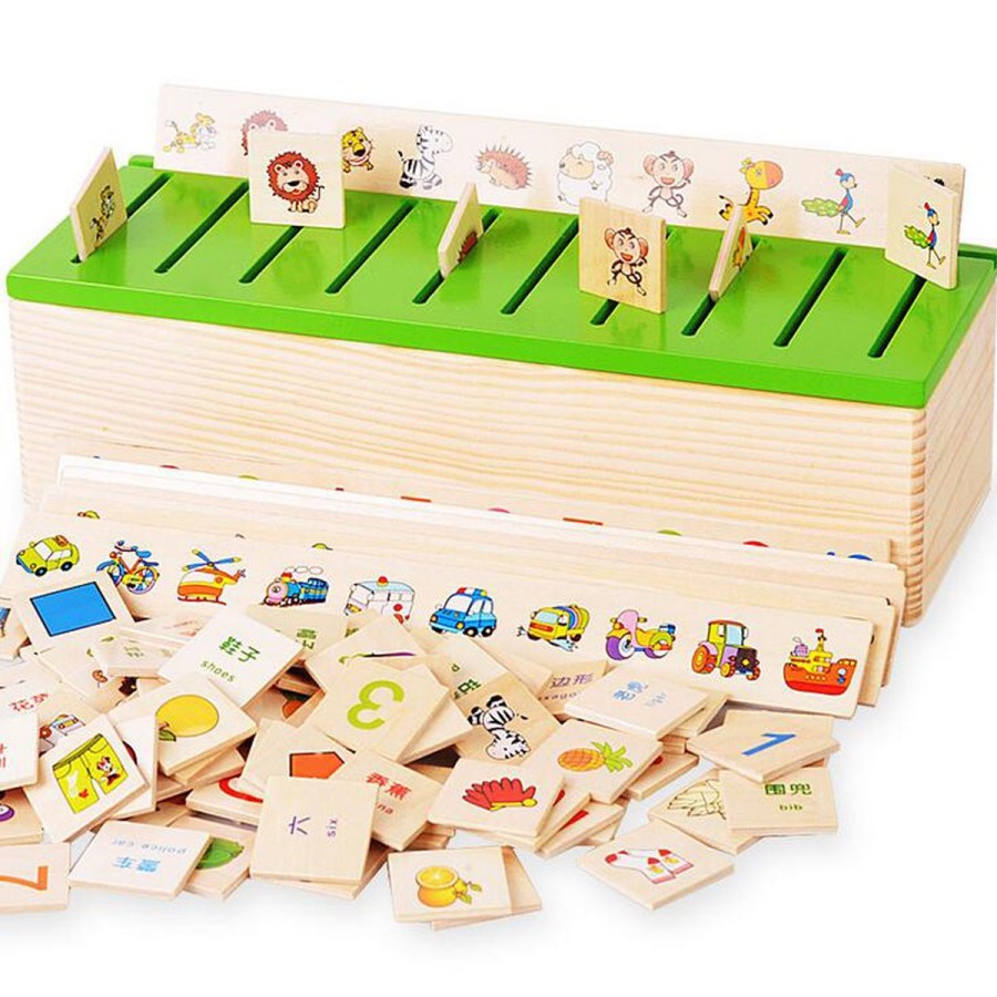 Kotak Kayu Edukasi - Classification Box - Mainan Edukasi - Montessori