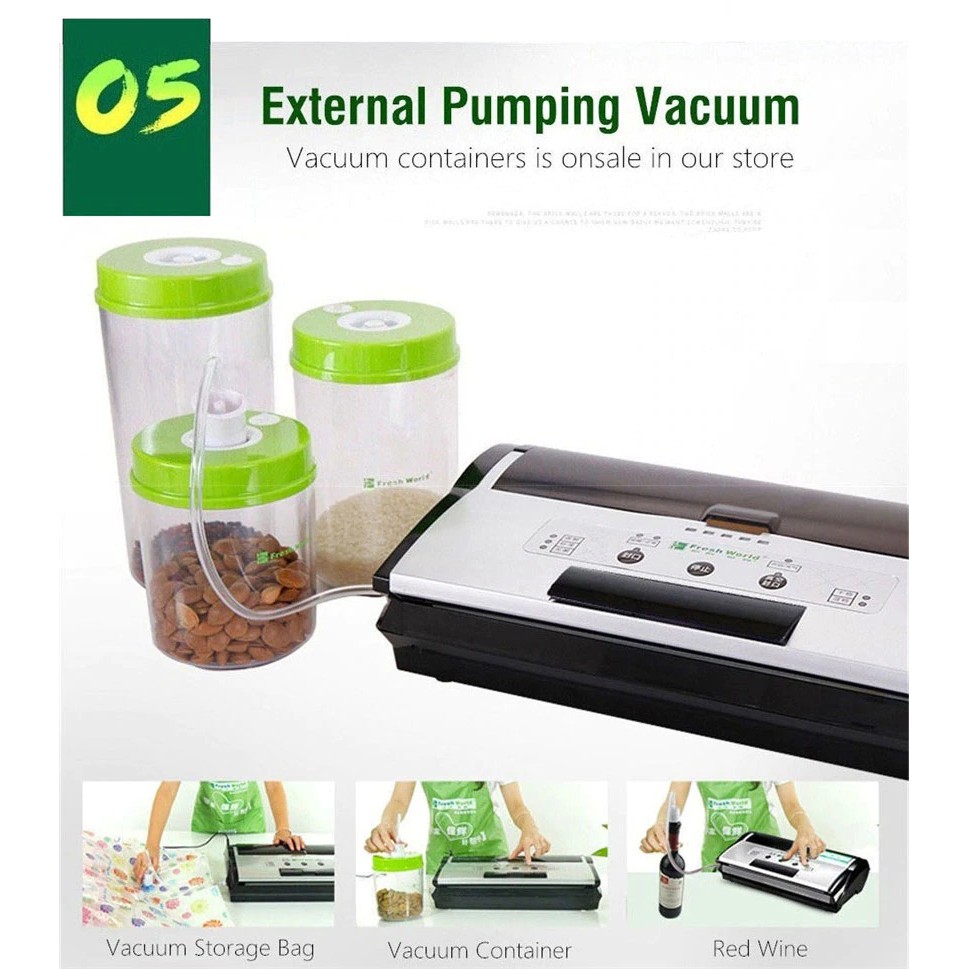 FRESH WORLD FW-3150 / FW-3150S Mesin Vacuum Sealer Komersial Vacum (Bisa Basah &amp; Tiup)