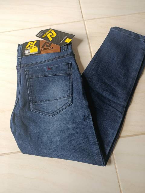 Celana Panjang Jeans Anak Perempuan Stretch Melar Anak Tanggung Cewe/Cowok 4-7Th