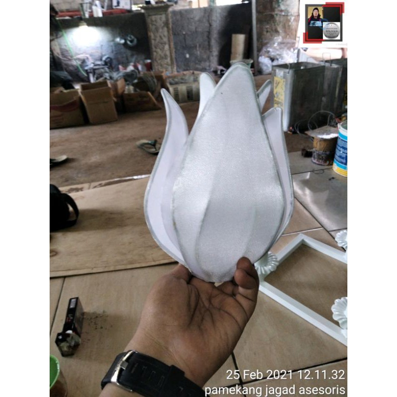 TERMURAH DAN TERLARIS KAP LAMPU DEKORASI MAWAR KUNCUP KEKINIAN ASLI ORIGINAL