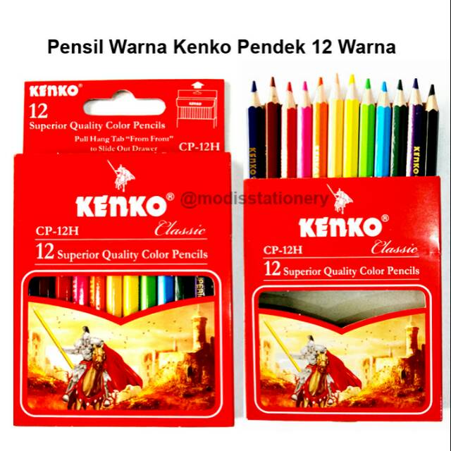 

Pencil warna kenko 12warna cat kayu