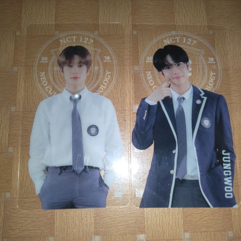 

CLEAR BOOKMARK BACK TO SCHOOL NCT 127 JAEHYUN & JUNGWOO