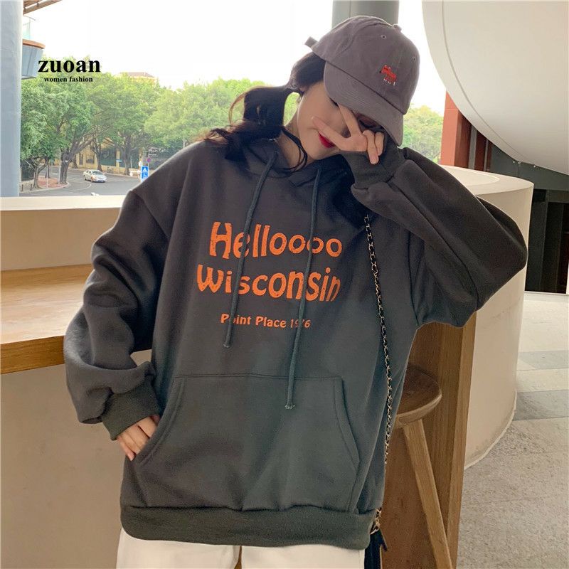 S - XXXXXXL(6XL) Hoodie Korean Style HELLOO Hay Cute BIG SIZE OVERSIZE 6XL 5XL 4XL XXXXL XXXL 2XL XL L M Jaket Sweater Hello Wisconsin Jumbo Pria Wanita Fleece Premium Peach Orange Dusty Pink Denim Blue Harajuku Street Style