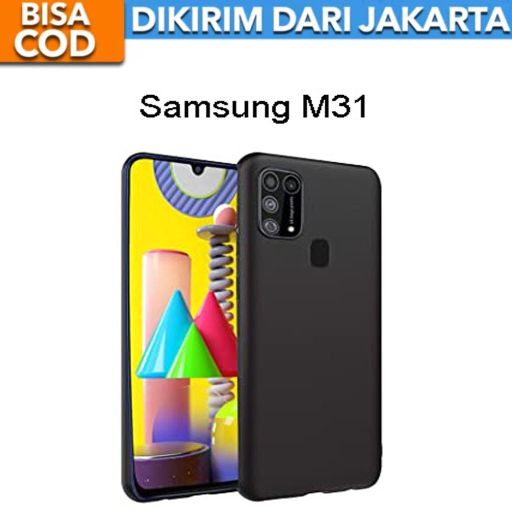 SoftCase Black Matte for Samsung Galaxy M31