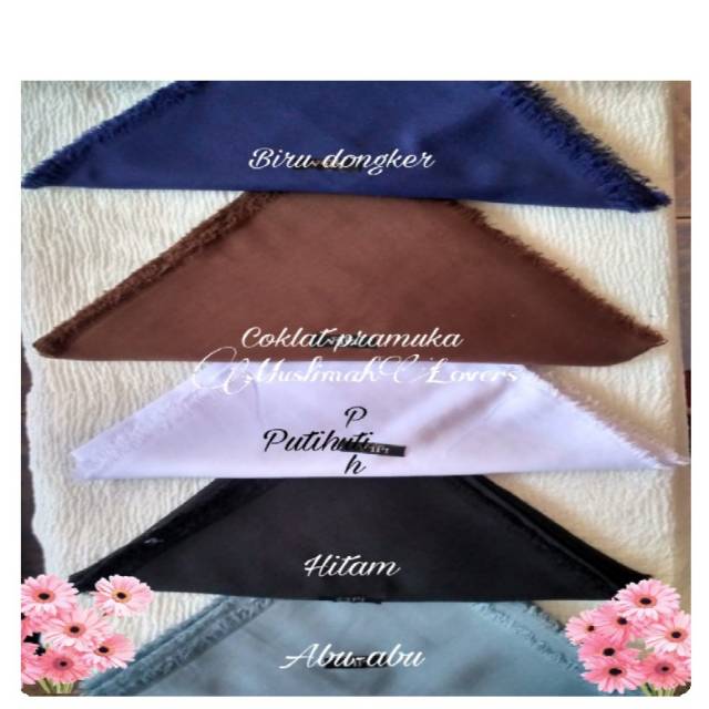 ⭐PROMO⭐JILBAB ANAK SEKOLAH/JILBAB SEGI EMPAT KATUN RAWIS POLOS /SEGI EMPAT KATUN ORIGINAL