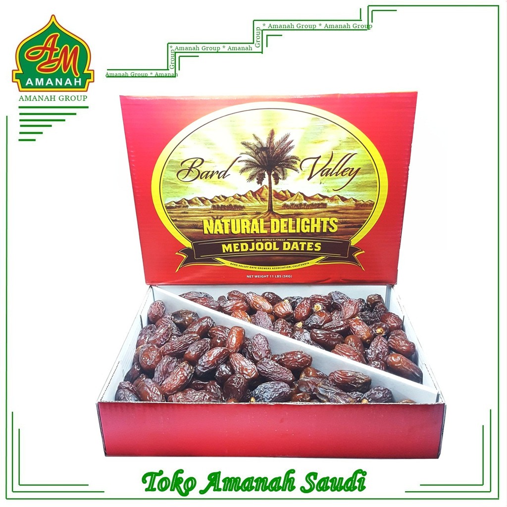 

Kurma MEDJOOL Bard Valley Fresh 5 kg / Medjool Dates