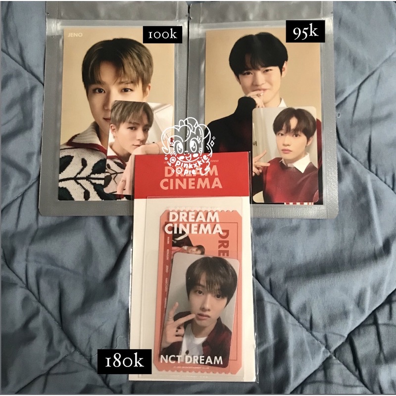 4x6 photoset jeno chenle, ar ticket jisung nct dream cinema