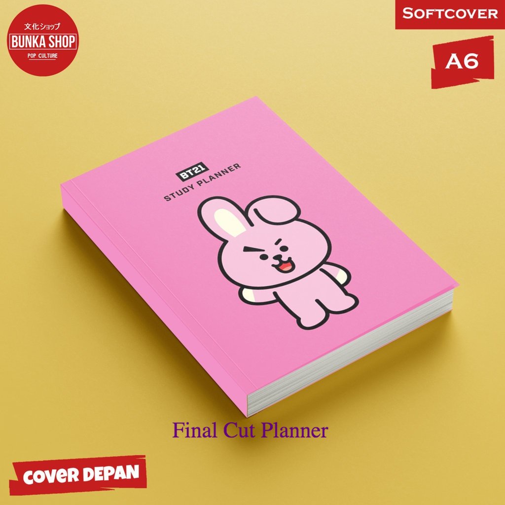 

Pocket Note Kpop BTS BT21 Cooky Softcover A6 Buku Tulis Catatan Notes Agenda Planner Jurnal