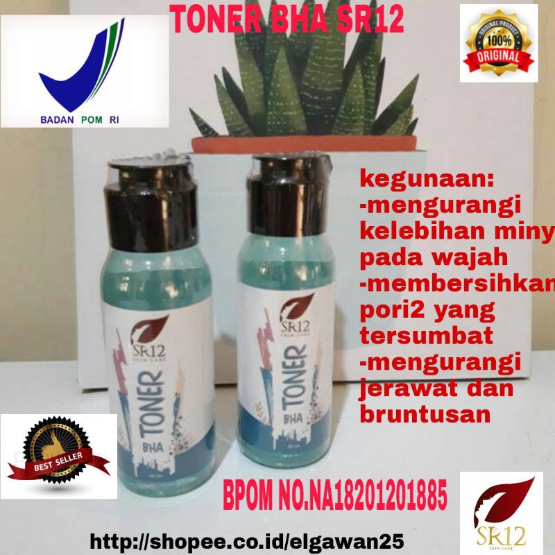 TONER UNTUK WAJAH BERJERAWAT DAN BRUNTUSAN//TONER BHA SR12