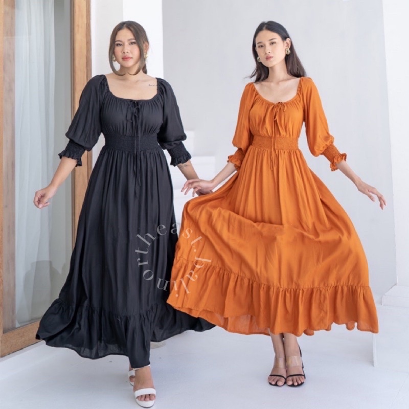 Rachell Basic Maxi Dress Hijab Friendly Northeast Bali