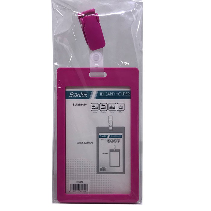 

Tokotab - ID Card Holder Bantex 8866 Portrait + Clip