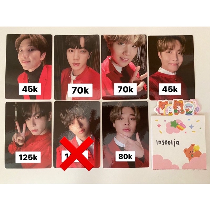 photocard bts backpack mots one