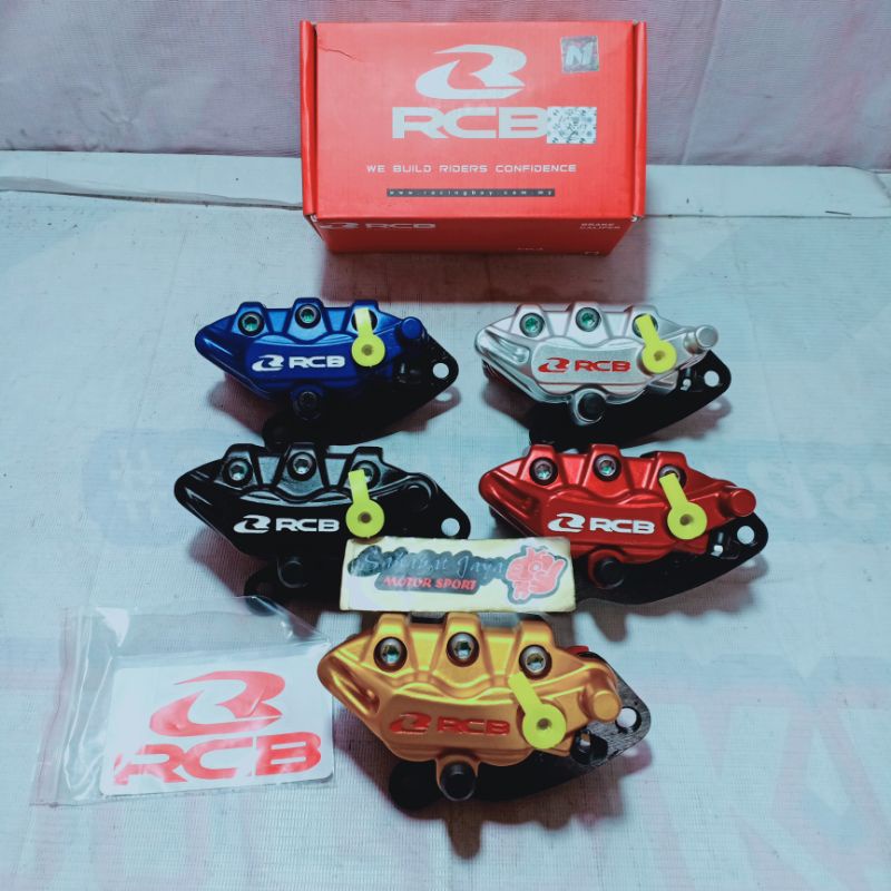 Kaliper Depan RCB 2 Piston  MX King Vixion New Vixion Lama RX KING New Jupiter z Lama Force 1 F1ZR S