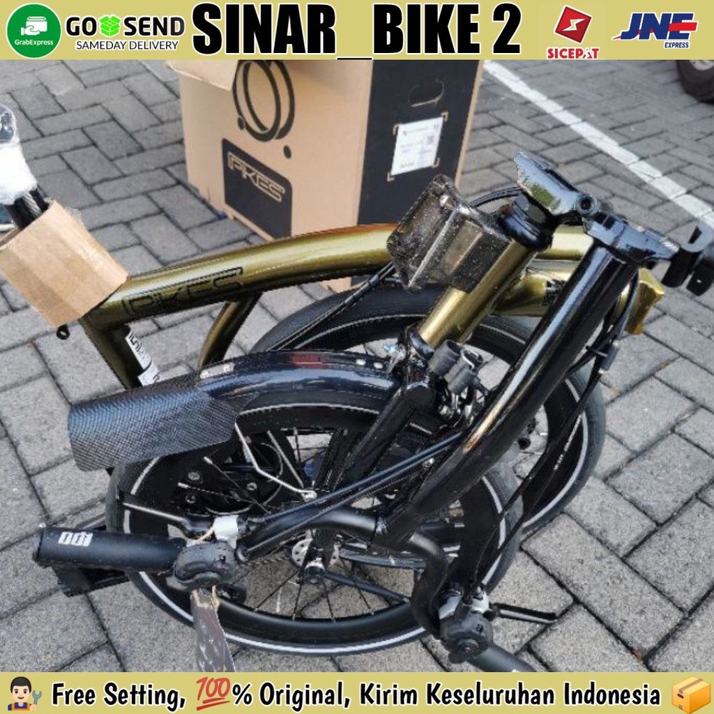 Sepeda Lipat ELEMENT PIKES GEN 2 GOLD EDITION GOLDIE 16 Inch Chromoly