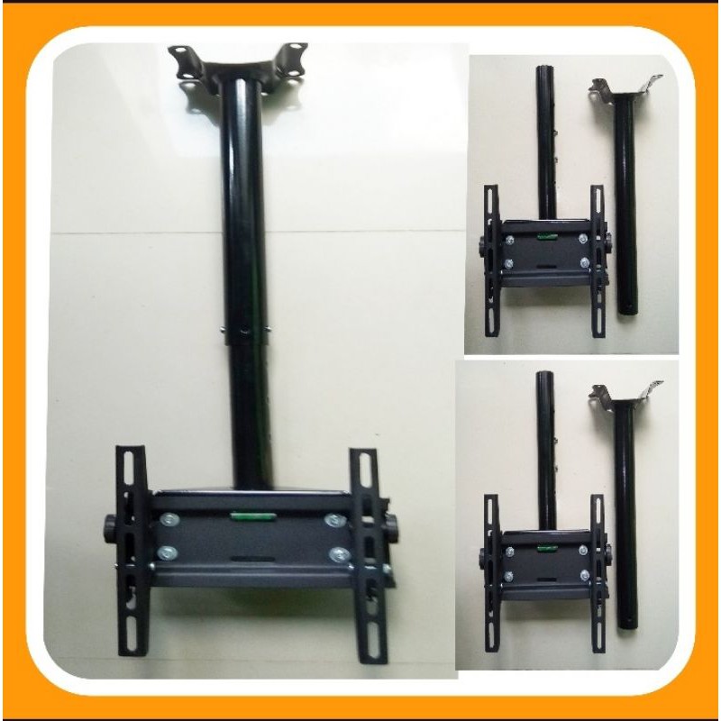 Bracket Briket tv gantung ceilling ukuran TV 43&quot; 42&quot; 40&quot; 38&quot; 36&quot; 32&quot; 29&quot; 24&quot; 21&quot; 19&quot; 17&quot; Bisa di putar