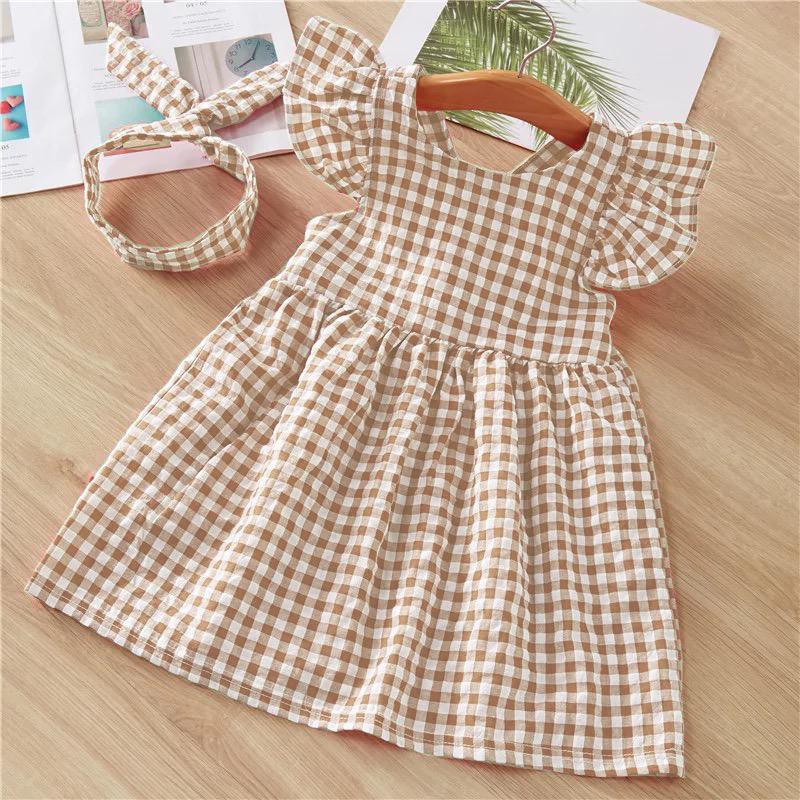 TokoMilkan - Dress Anak Perempuan ALIZA Umur 2-6 Tahun Bahan Katun Cvc