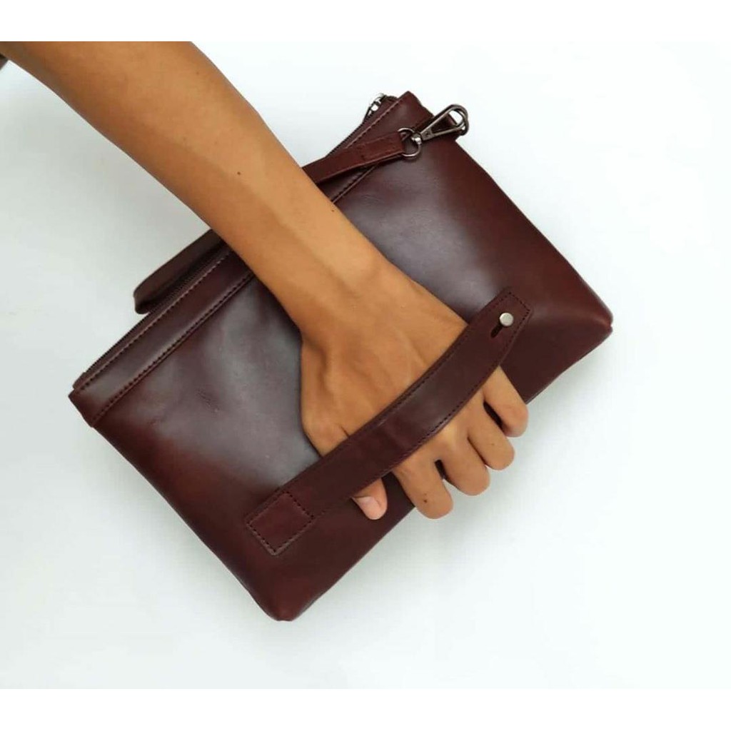 Clucth Kulit NEPTA Cowok Cewek Pria Wanita Laki Perempuan - Originale Leather Clucth