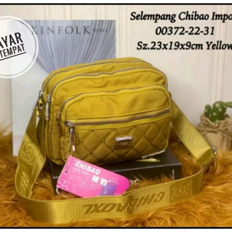 Tas wanita selempang chibao import 00372-22 kanvas