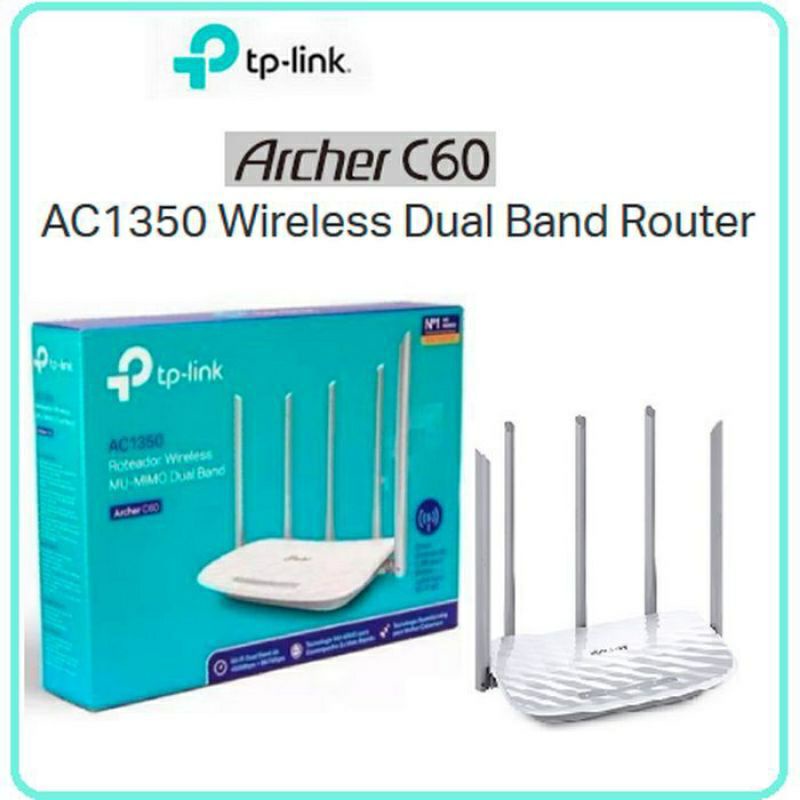 TP-LINK AC1350 Wireless Dual Band Router Archer C60