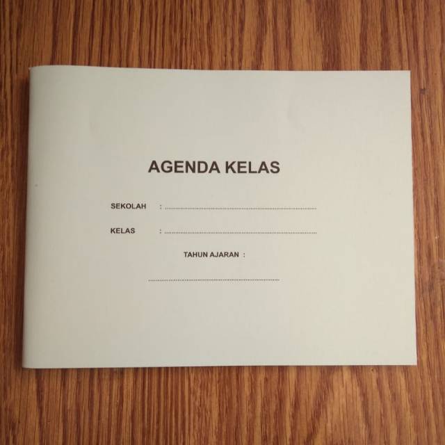 BUKU AGENDA KELAS SEKOLAH