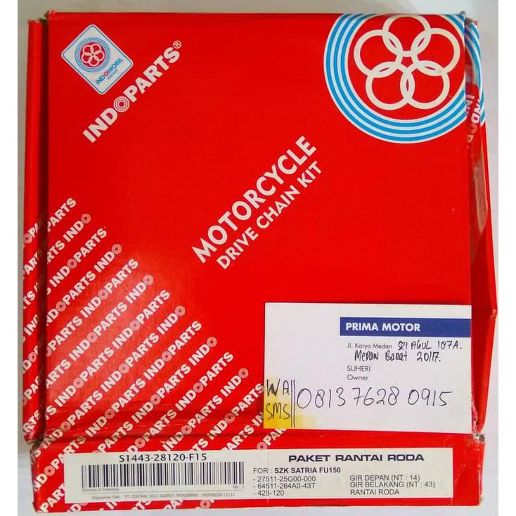Diskon Gear Set Satria Fu Old Indopart Gir Set Satria Fu Old Indoparts Ayo Beli