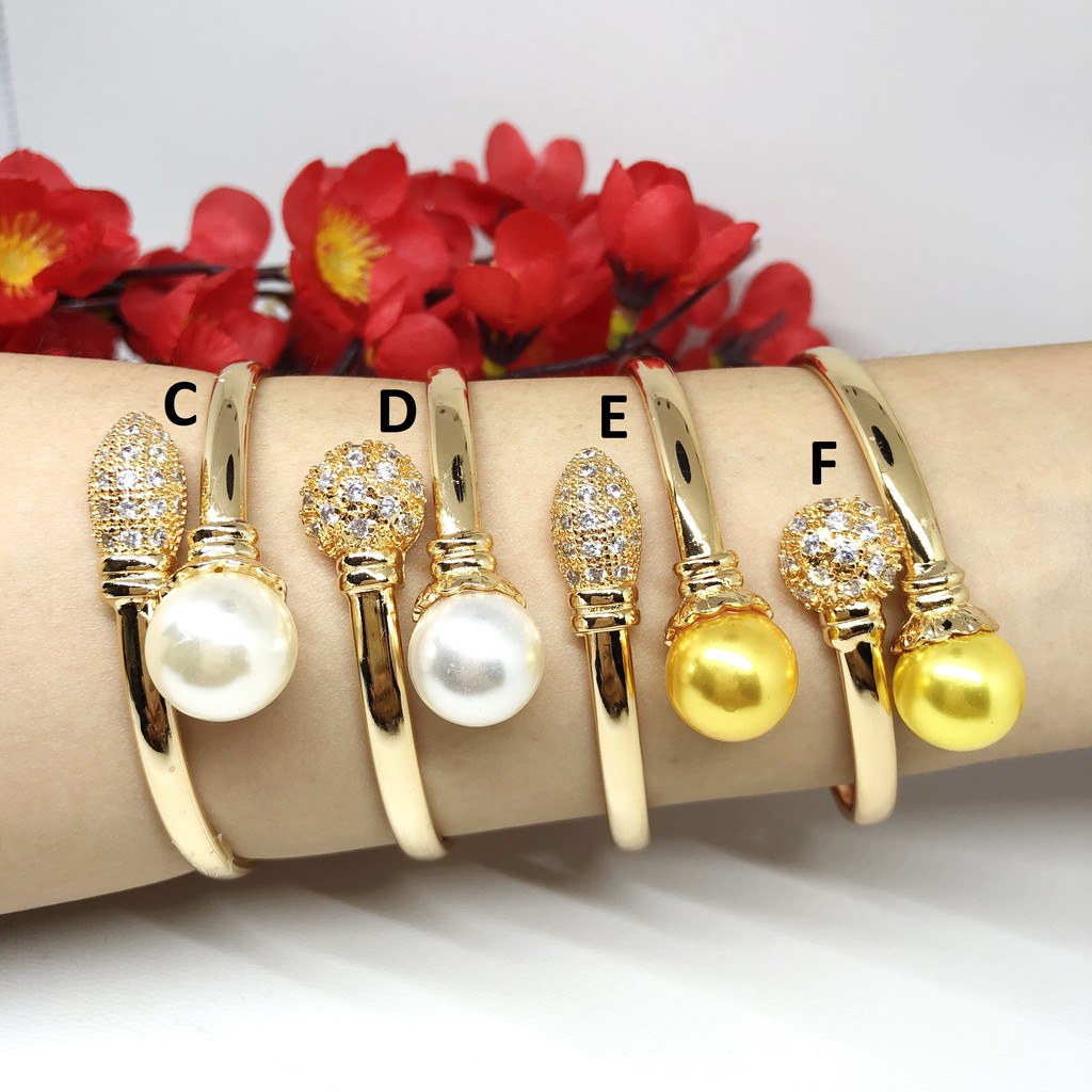 Gelang Bangle Mutiara Pearl Imitasi Xuping - BB200