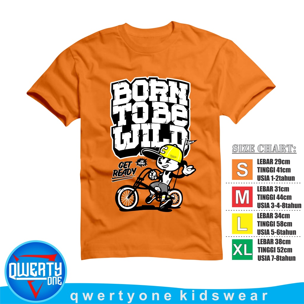 Kaos Anak Distro Touring 1-8 Tahun