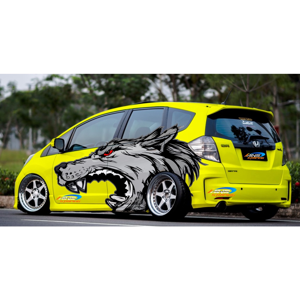 DECAL MOBIL JAZZ STIKER MOBIL JES AGYA AYLA BRIO YARIS KATANA KARIMUN SRIGALA WOLFPRINT