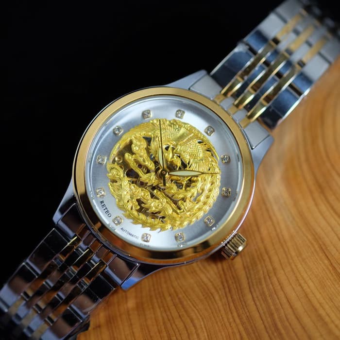 JAM TANGAN MURAH/JAM ORIGINAL/ JAM TANGAN ROLEX RANTAI CEWEK R237 AUTOMATIC