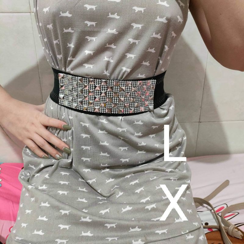 LX BELT KARET DIAMOND KOREAN HABIS RANDOM WARNA