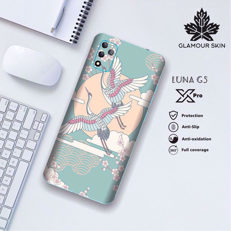 *(Dapat2PCS)* LUNA X PRO (G5) Garskin Case/Stiker Protector Motif BIRD