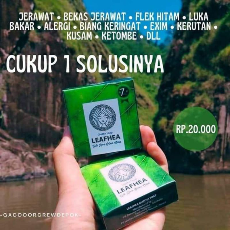 Sabun leafhea original 100% BPOM