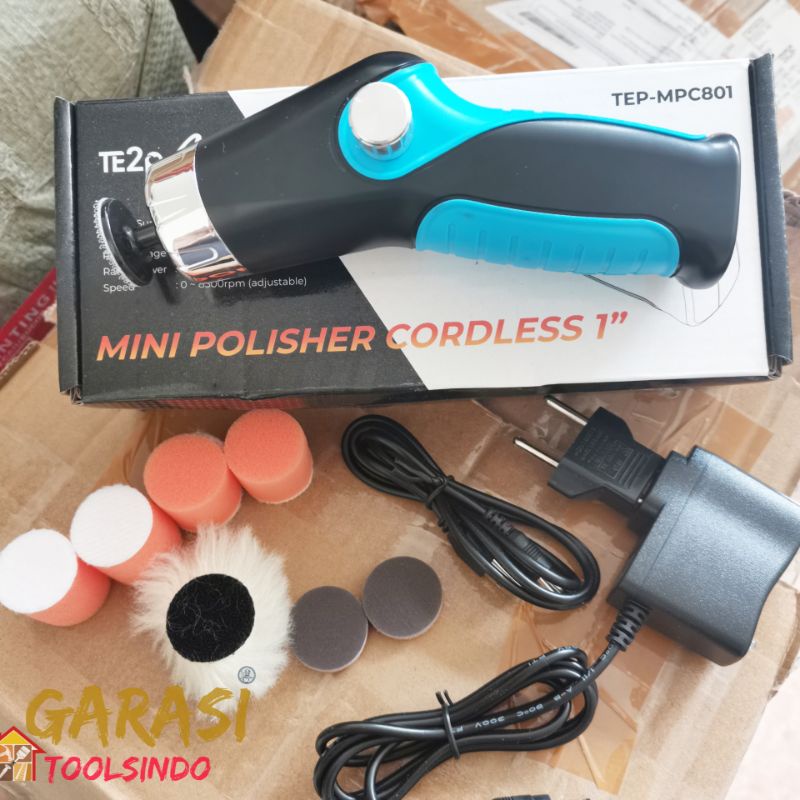 mini polisher cordless 1&quot; te2p mesin poles mini baterei mesin poles portable baterai 1 inch