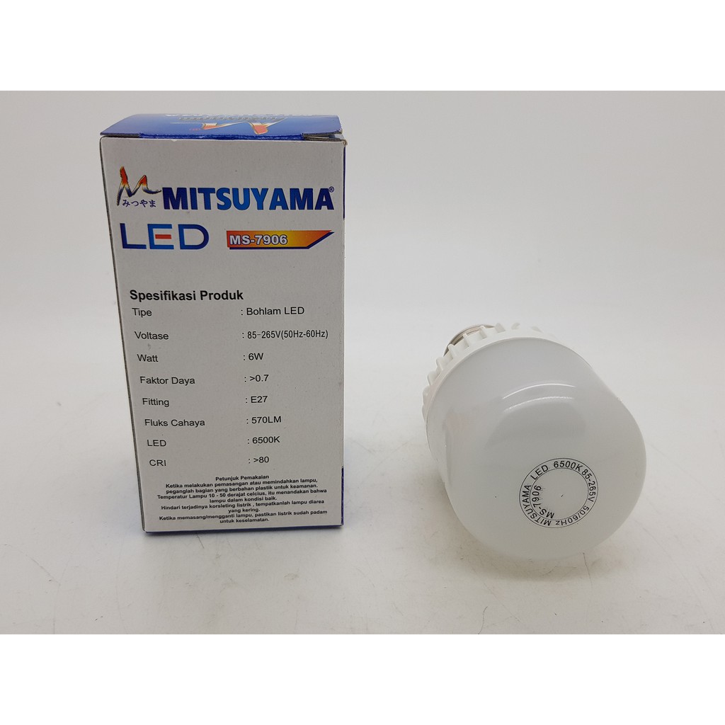 Lampu LED 6 watt PREMIER III Model CAPSULMerk MITSUYAMA GARANSI 1 THN