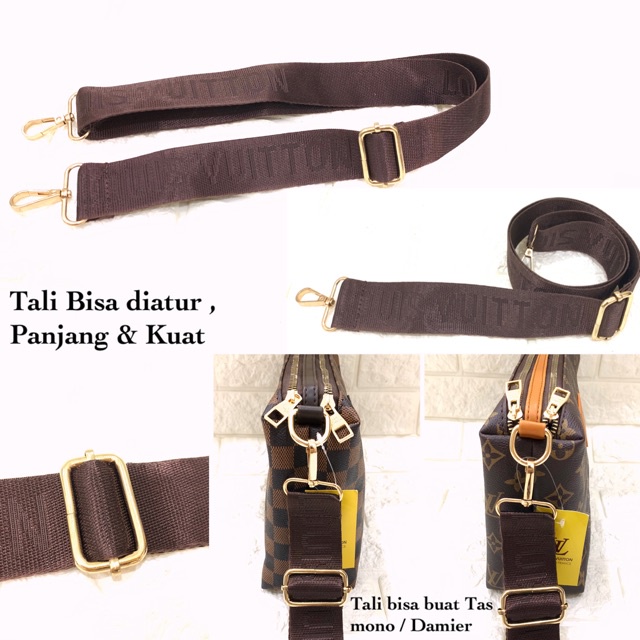 Tas Wanita fashion Selempang COD Kekinian Tas Terbaru Cewek A1M1 Sling bag TALI TAS STRAP LV LONGSTR
