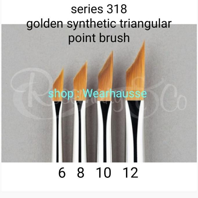

[[COD]] Triangular brush - Rosemaryandco series 318 watercolors brush TERBATAS Kode 990