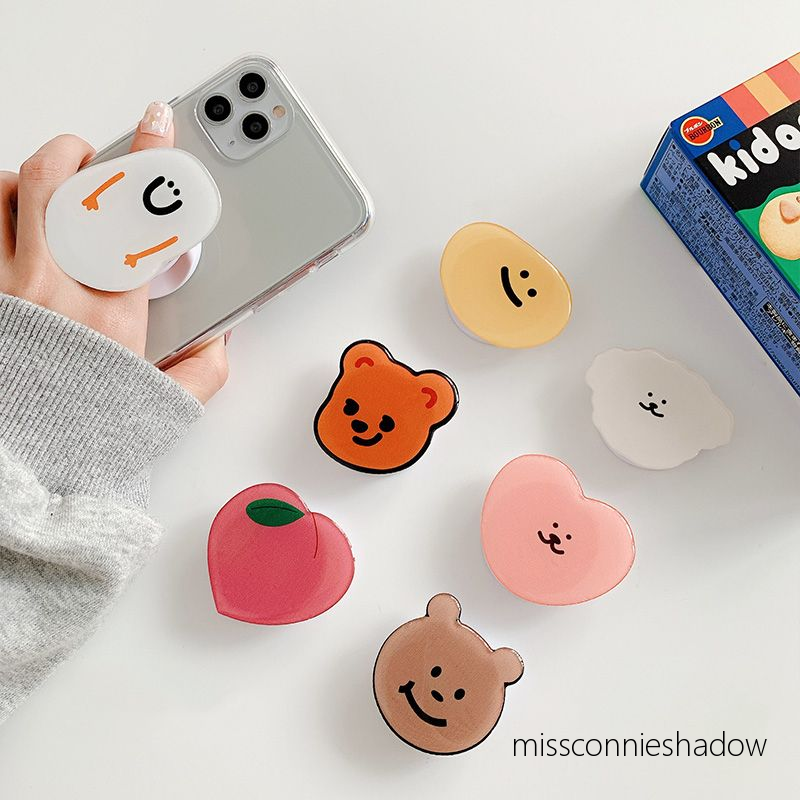 Popsocket Smartphone Motif Kartun Untuk Iphone Samsung Xiaomi Redmi