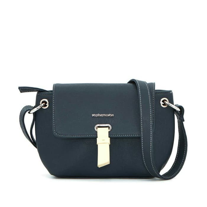 TAS SELEMPANG MINI WANITA PALMA NAVY BAG T5714N1 ORIGINAL SOPHIE MARTIN