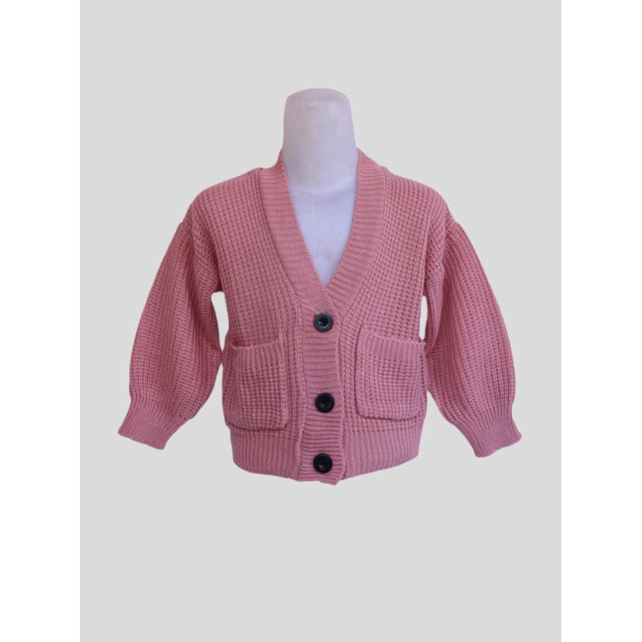 Cardigan Lova Eireen  Cardigan Rajut anak  Cardigan anak / CARDIGAN OUTER RIB / CROP JUAN CARDY LOVA