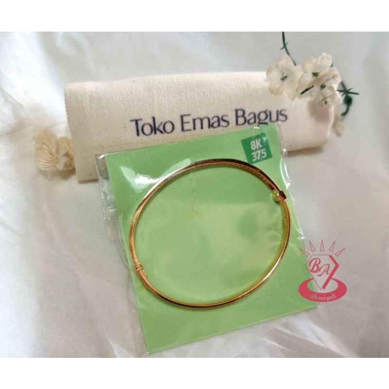 gelang emas asli new Cartier variasi mata kadar 375/8k