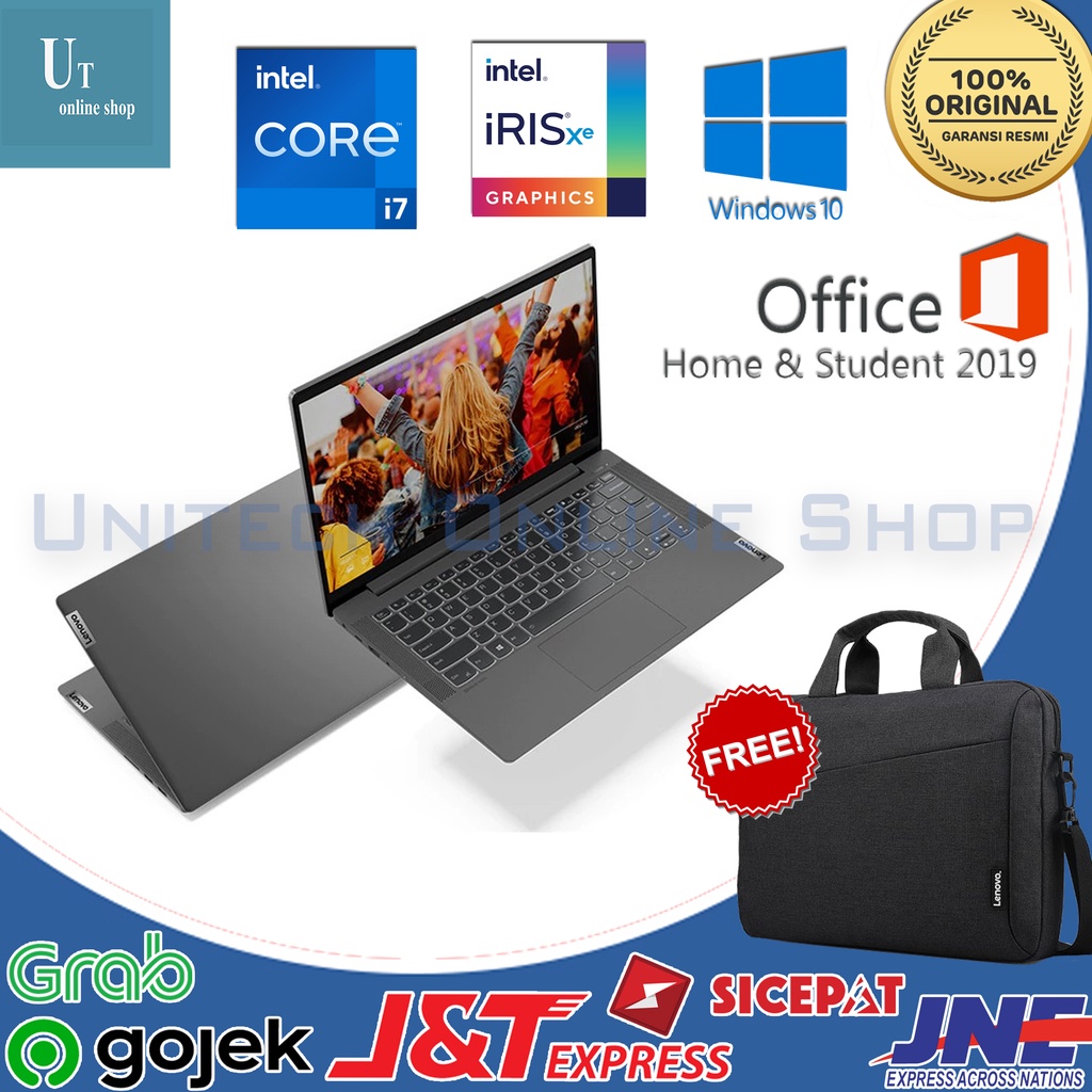 LENOVO IDEAPAD 3 SLIM I7-1165G7 RAM 8GB SSD 512GB IRIS XE / NVIDIA GEFORCE MX450 2GB 15.6" W10+OHS