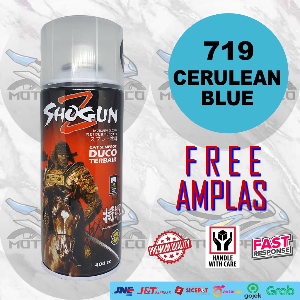 Cat Semprot Shogun Z Cerulean Blue / Biru Muda 719 - Pilok Pylox