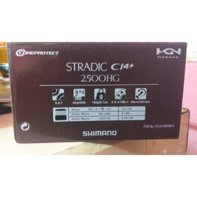 Reel shimano stradic C14 2500HG FB
