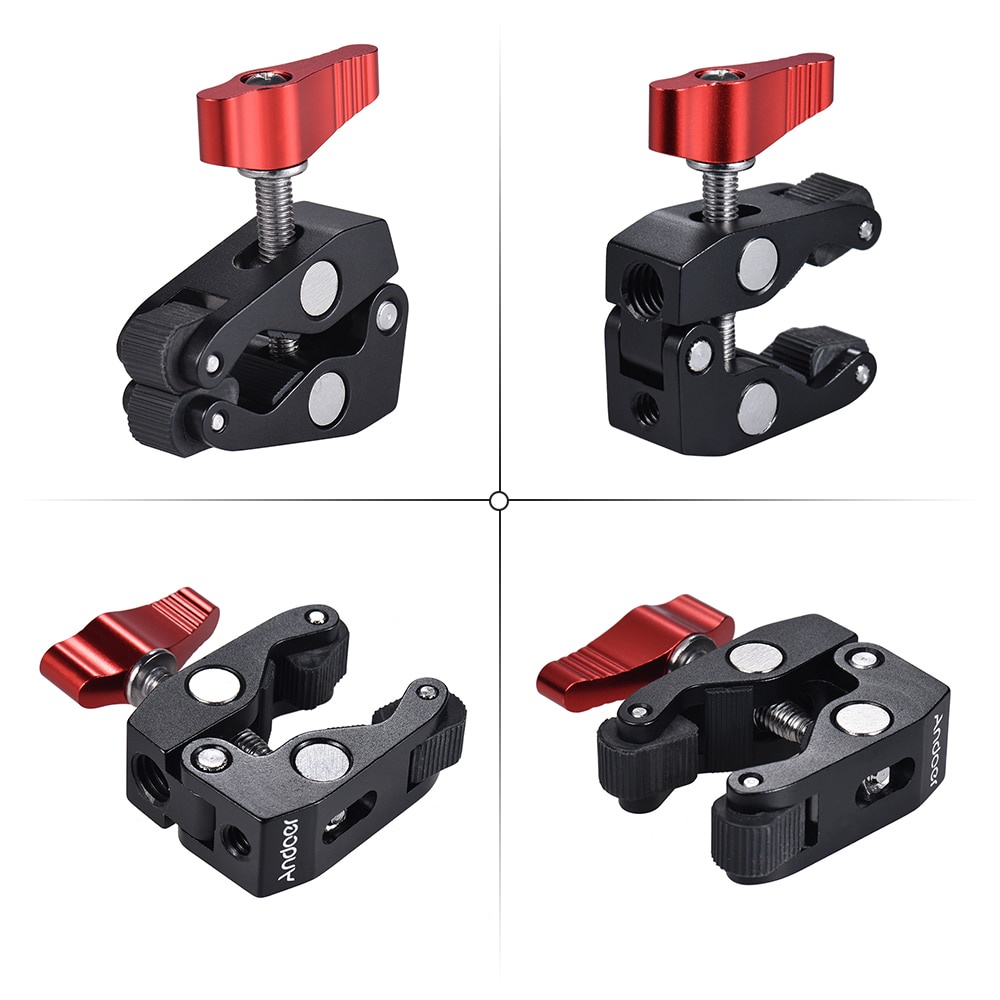 Ball Head Clamp Magic Arm Kamera 1per4 Thread for LED Light 1420