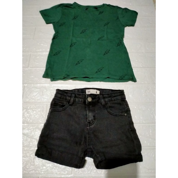 Preloved Like New Set Cotton On Baby 2in1 Preloved Setelan Anak Cotton On Kids Preloved Celana Jeans